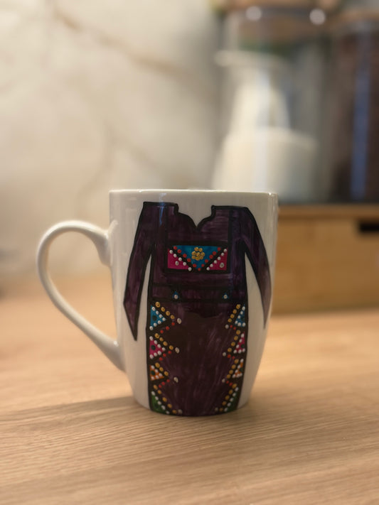 Mug Thob violet col bleu